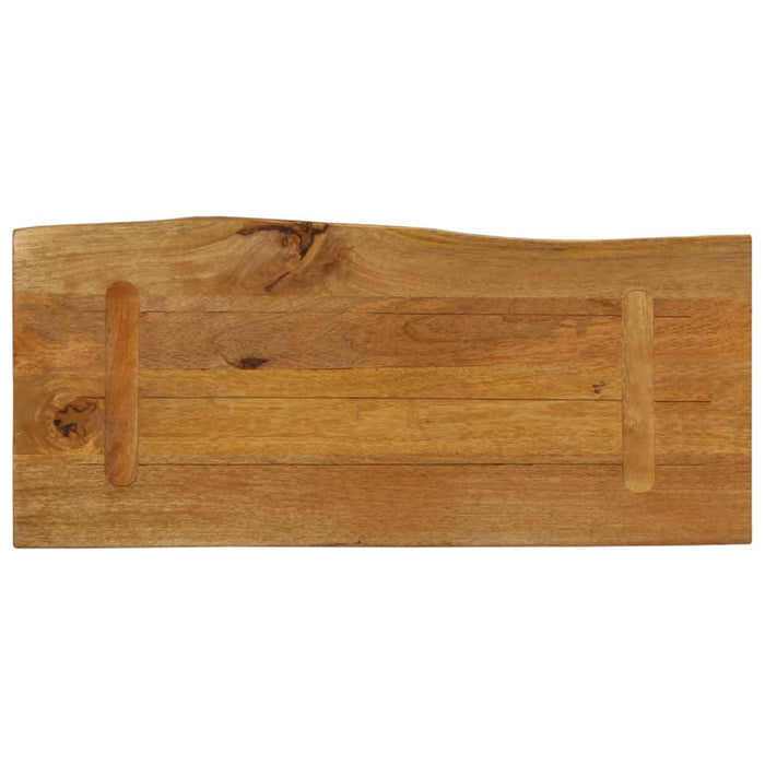 Blat masă cu margini, 80x40x3,8 cm, lemn masiv mango - WALTI WALTI