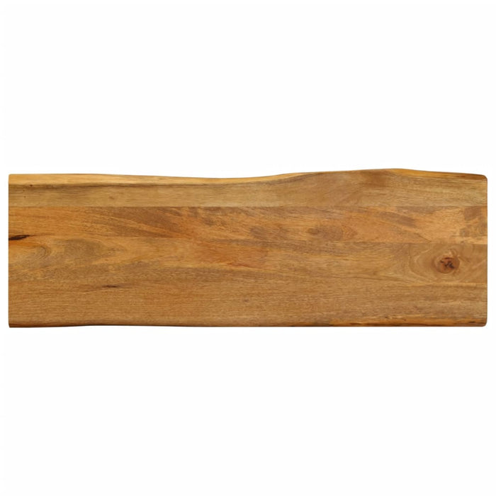 Blat masă cu margini, 140x40x3,8 cm, lemn masiv mango WALTI