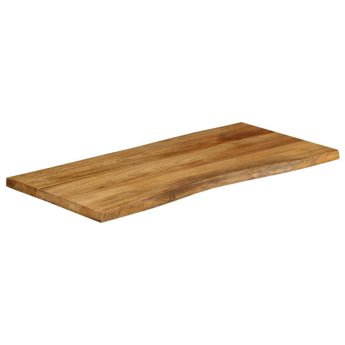 Blat masă cu margini, 100x60x3,8 cm, lemn masiv mango - WALTI WALTI