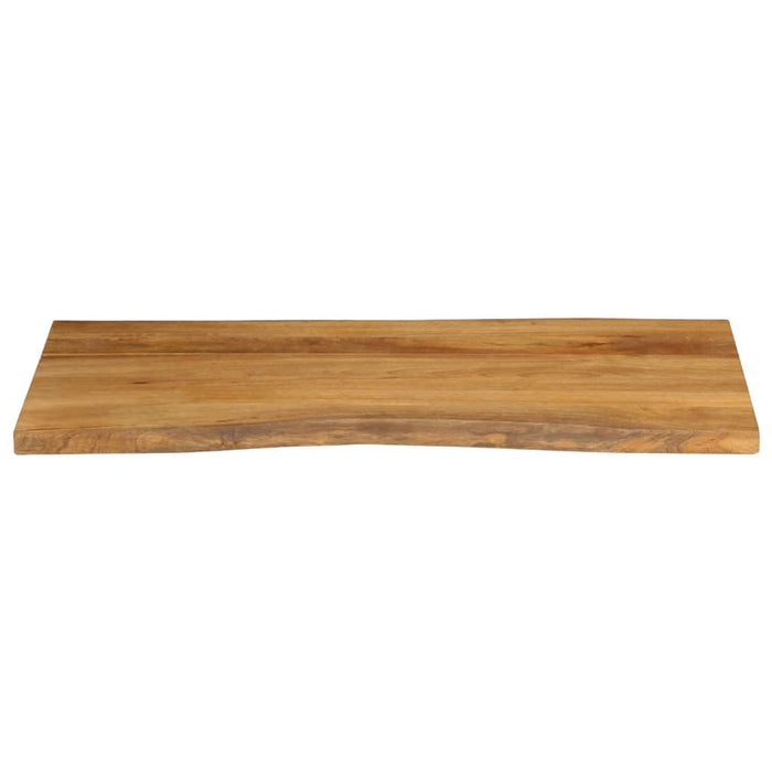 Blat masă cu margini, 100x60x3,8 cm, lemn masiv mango - WALTI WALTI