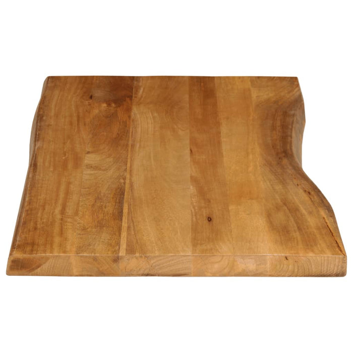 Blat masă cu margini, 100x60x3,8 cm, lemn masiv mango - WALTI WALTI