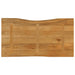 Blat masă cu margini, 100x60x3,8 cm, lemn masiv mango - WALTI WALTI