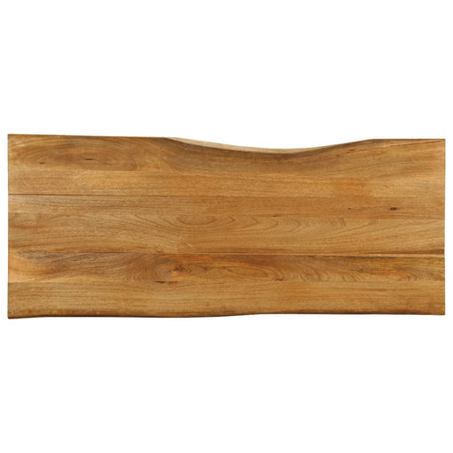 Blat masă cu margini, 140x60x3,8 cm, lemn masiv mango - WALTI WALTI