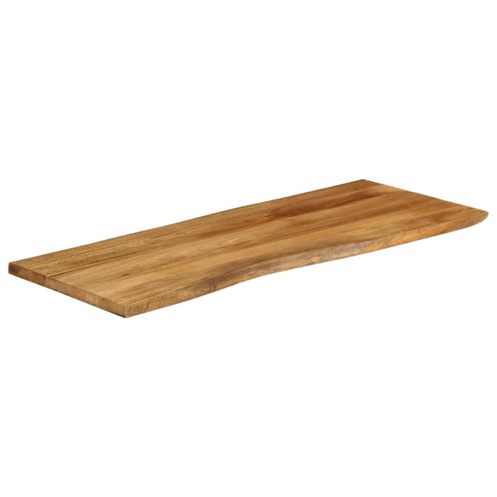 Blat masă cu margini, 140x60x3,8 cm, lemn masiv mango WALTI