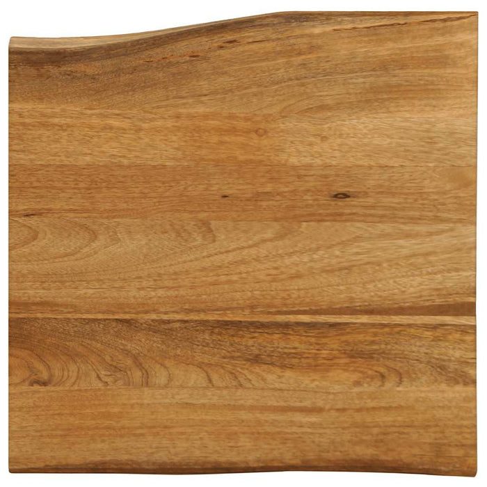 Blat masă cu margini, 80x80x3,8 cm, lemn masiv mango WALTI