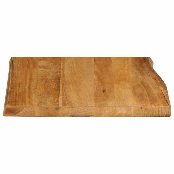 Blat masă cu margini, 80x80x3,8 cm, lemn masiv mango WALTI