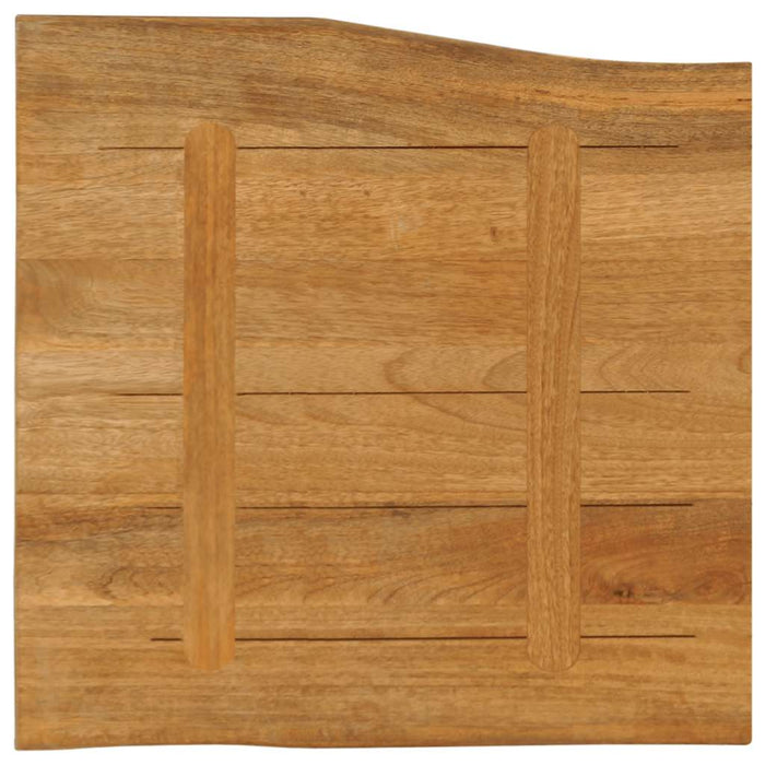 Blat masă cu margini, 80x80x3,8 cm, lemn masiv mango WALTI