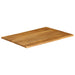 Blat masă cu margini, 100x80x3,8 cm, lemn masiv mango - WALTI WALTI