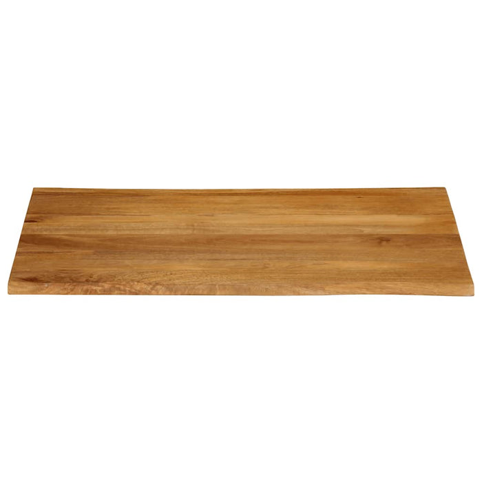 Blat masă cu margini, 100x80x3,8 cm, lemn masiv mango - WALTI WALTI