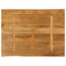 Blat masă cu margini, 100x80x3,8 cm, lemn masiv mango - WALTI WALTI