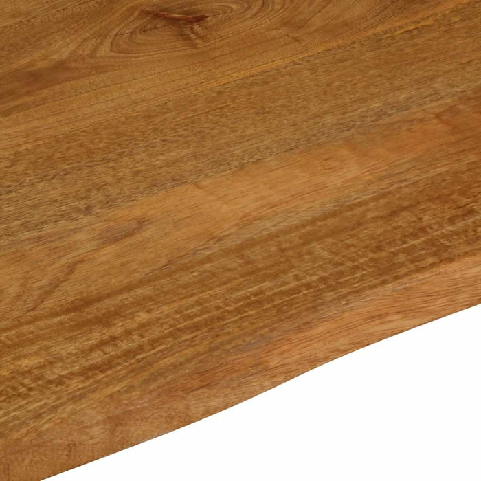 Blat masă cu margini, 100x80x3,8 cm, lemn masiv mango - WALTI WALTI