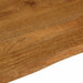 Blat masă cu margini, 100x80x3,8 cm, lemn masiv mango - WALTI WALTI