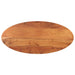 Blat de masă oval, 100x50x2,5 cm, lemn masiv de acacia - WALTI WALTI