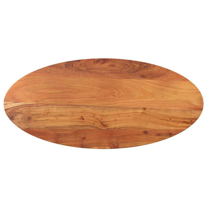 Blat de masă oval, 120x60x2,5 cm, lemn masiv de acacia WALTI