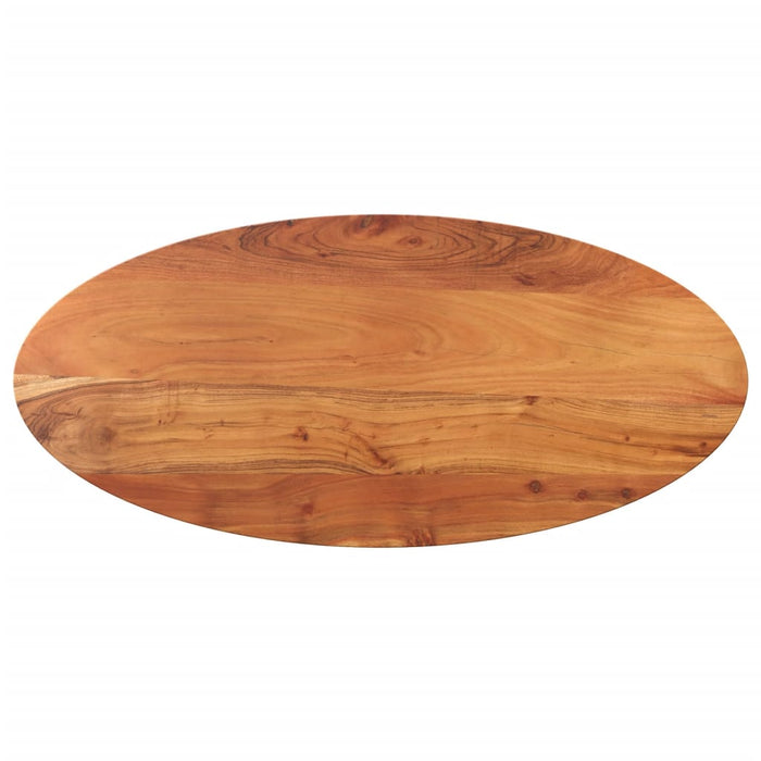 Blat de masă oval, 120x60x3,8 cm, lemn masiv de acacia - WALTI WALTI