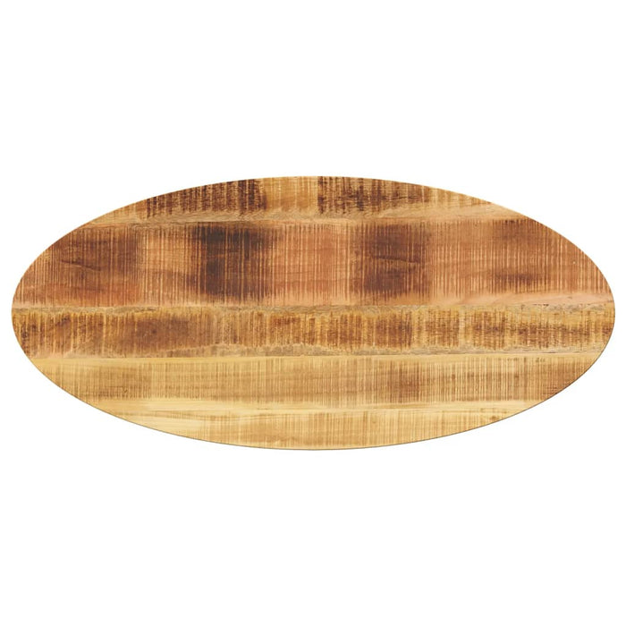 Blat de masă oval, 140x60x2,5 cm, lemn masiv de mango WALTI