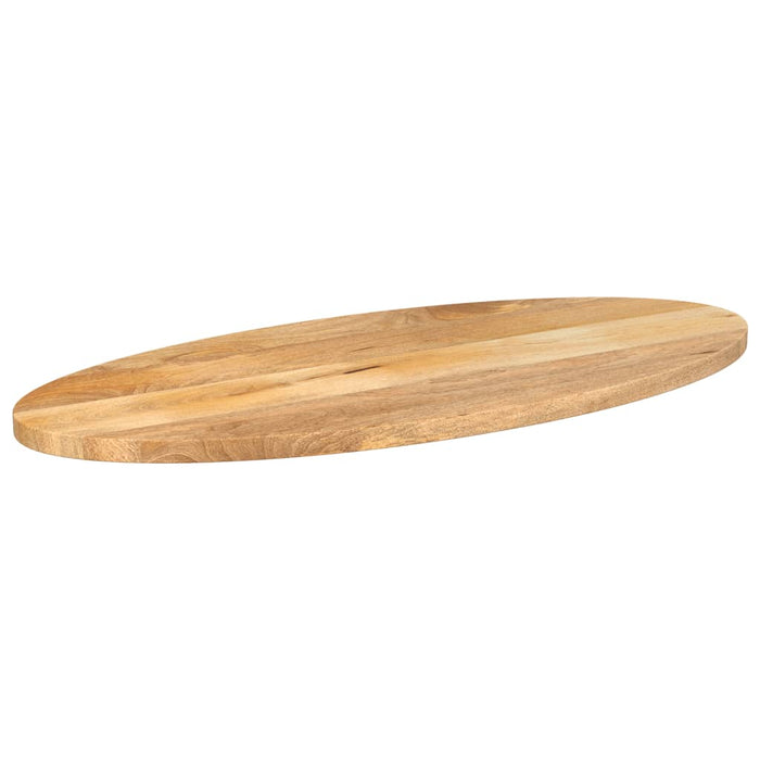 Blat de masă oval, 140x60x3,8 cm, lemn masiv de mango WALTI