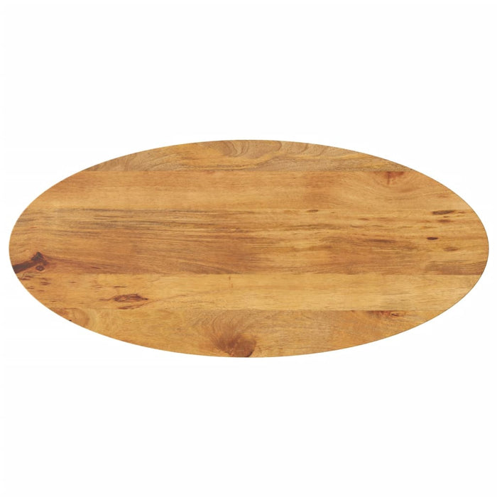 Blat de masă oval, 80x40x2,5 cm, lemn masiv de mango WALTI