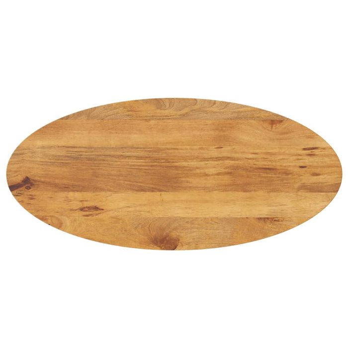 Blat de masă oval, 110x50x2,5 cm, lemn masiv de mango WALTI