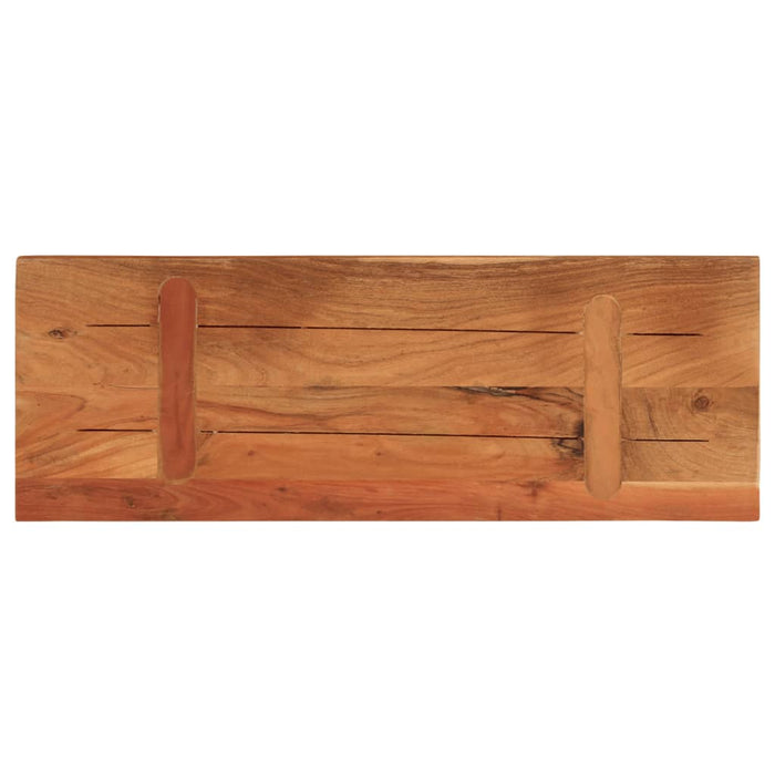 Blat de masă 80x40x2,5 cm dreptunghiular lemn masiv de acacia WALTI