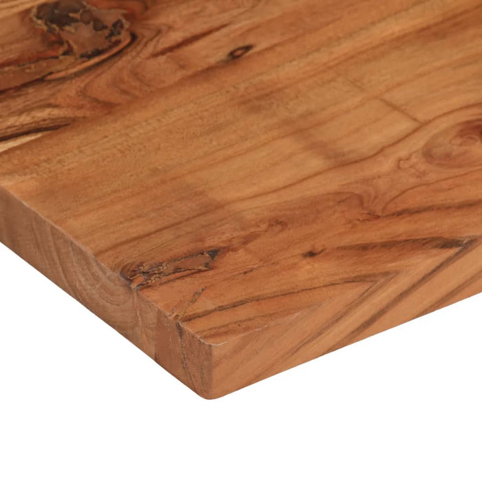Blat de masă 80x40x2,5 cm dreptunghiular lemn masiv de acacia WALTI