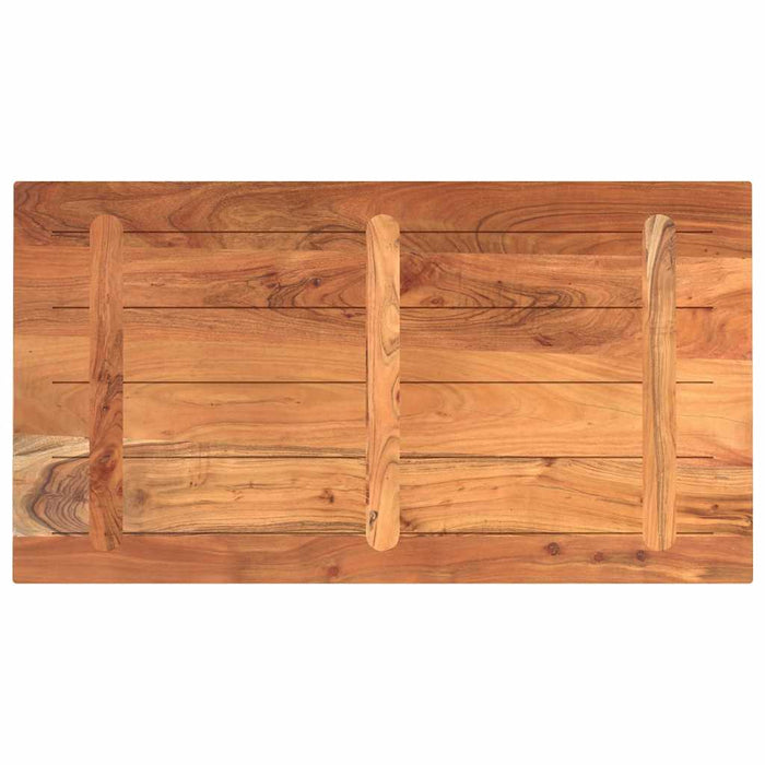 Blat de masă 100x50x2,5 cm dreptunghiular lemn masiv de acacia - WALTI WALTI
