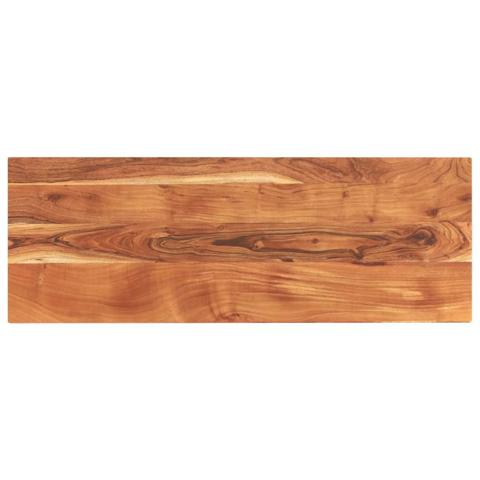 Blat masă 140x50x2,5 cm lemn solid dreptunghiular de acacia WALTI