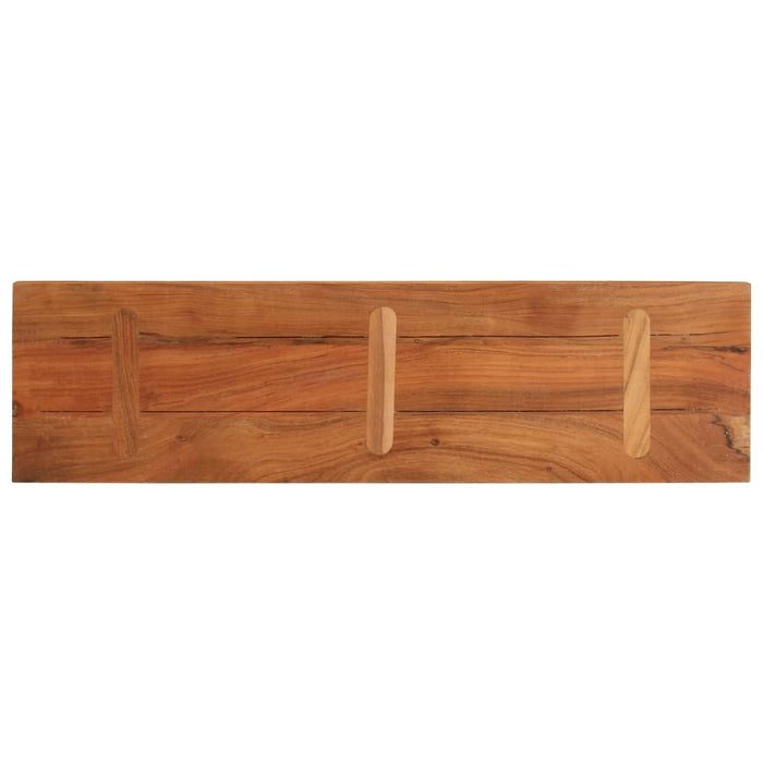 Blat de masă, 100x40x3,8 cm, dreptunghiular, lemn masiv acacia WALTI