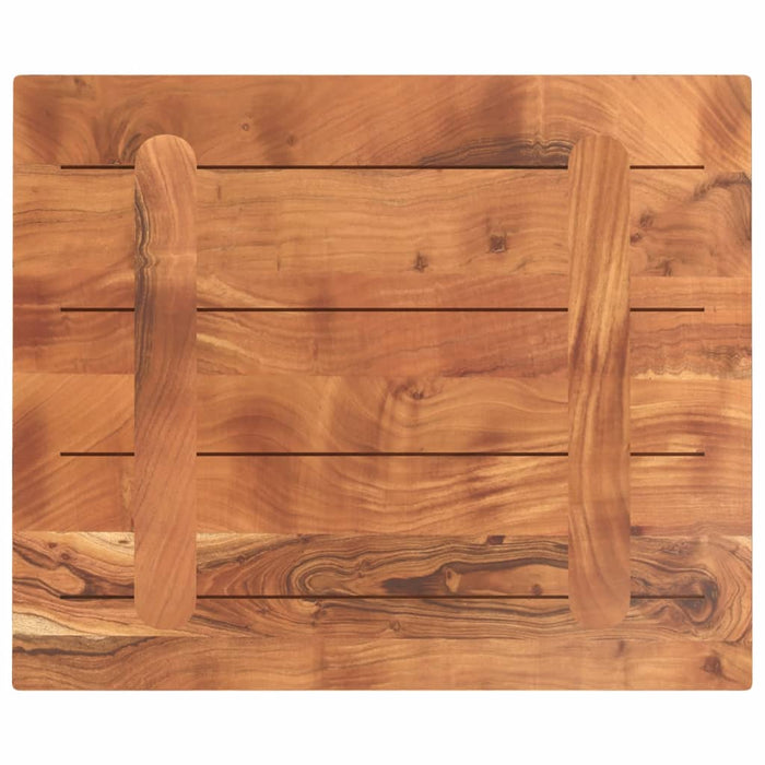 Blat de masă 60x50x3,8 cm dreptunghiular lemn masiv de acacia WALTI
