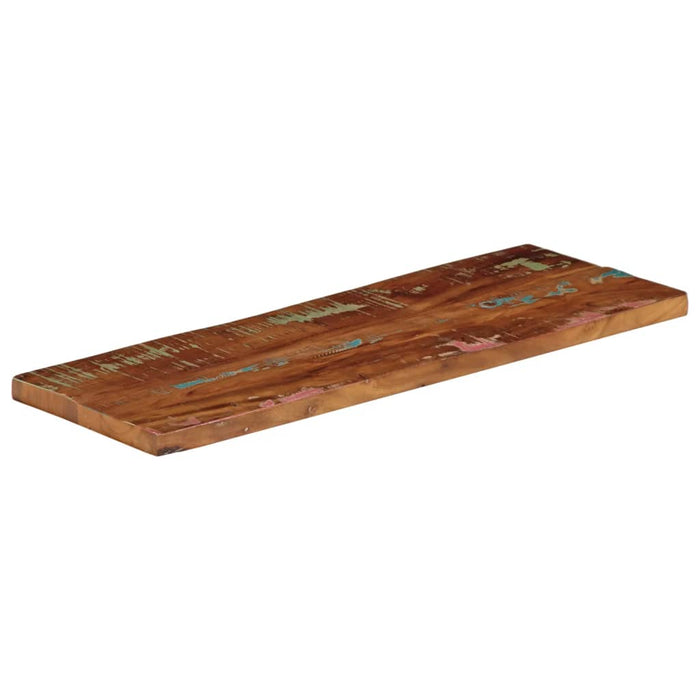 Blat de masă, 70x20x2,5 cm, dreptunghiular, lemn masiv reciclat WALTI