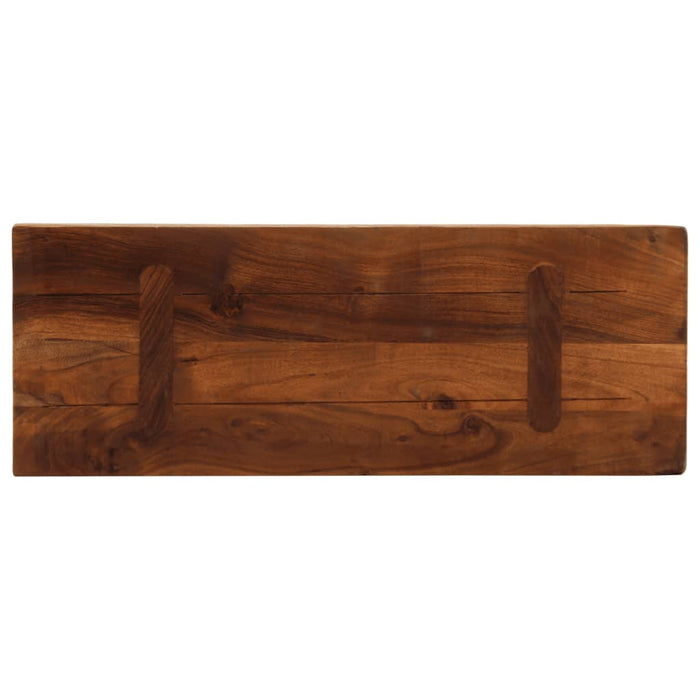 Blat de masă, 70x20x2,5 cm, dreptunghiular, lemn masiv reciclat WALTI