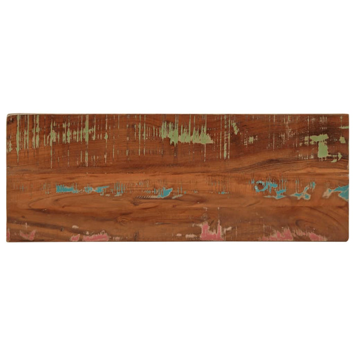 Blat de masă, 80x20x2,5 cm, dreptunghiular, lemn masiv reciclat WALTI