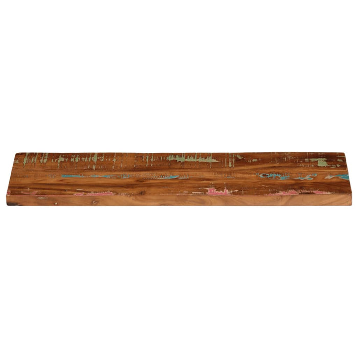 Blat de masă, 80x20x2,5 cm, dreptunghiular, lemn masiv reciclat WALTI