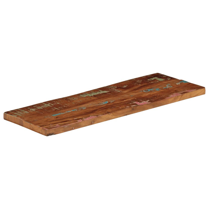 Blat de masă, 90x30x2,5 cm, dreptunghiular, lemn masiv reciclat WALTI
