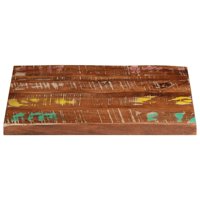Blat de masă pătrată, 40x40x2,5 cm, lemn masiv reciclat WALTI