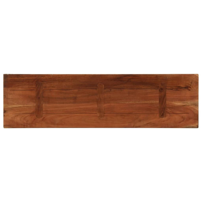 Blat de masă, 110x40x2,5cm, dreptunghiular, lemn masiv reciclat WALTI