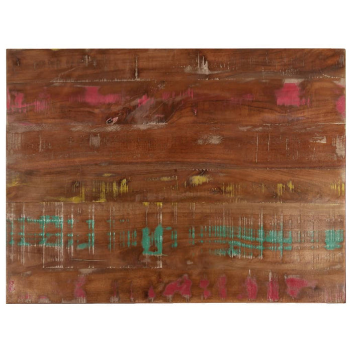 Blat de masă, 90x50x2,5 cm, dreptunghiular, lemn masiv reciclat WALTI