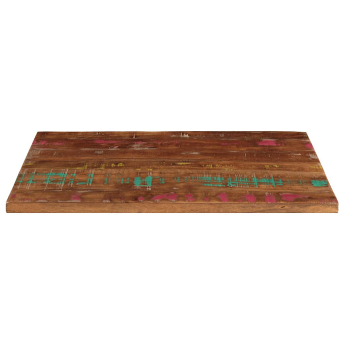 Blat de masă, 90x50x2,5 cm, dreptunghiular, lemn masiv reciclat WALTI