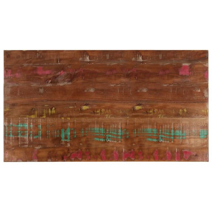 Blat de masă, 100x60x2,5cm, dreptunghiular, lemn masiv reciclat WALTI