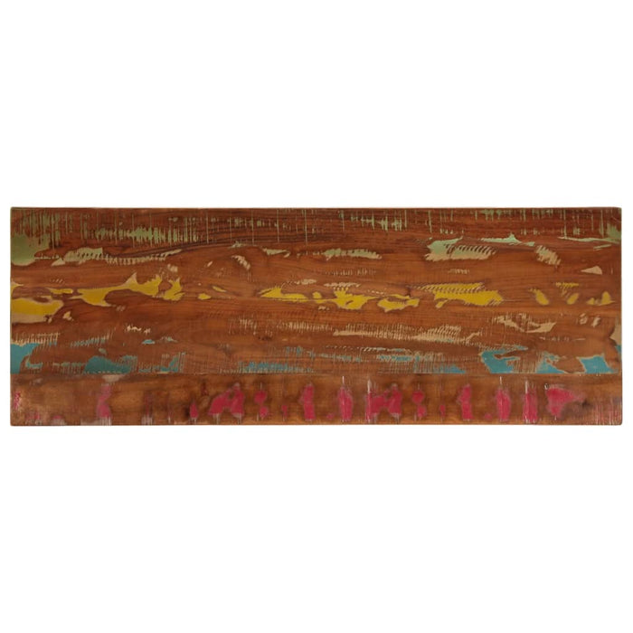 Blat de masă, 140x60x1,5cm, dreptunghiular, lemn masiv reciclat - WALTI WALTI
