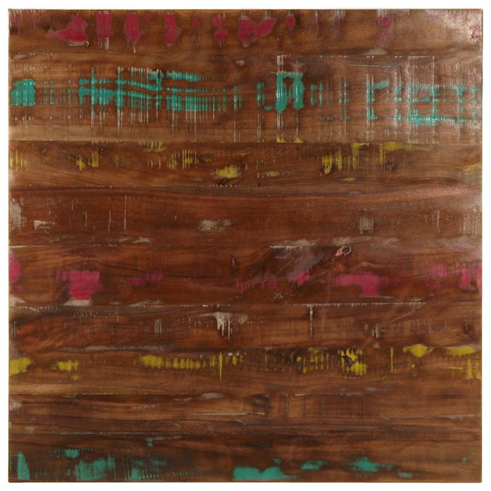 Blat de masă pătrată, 70x70x1,5 cm, lemn masiv reciclat - WALTI WALTI