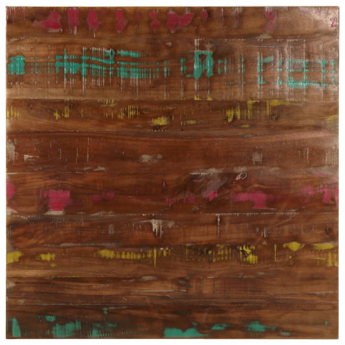 Blat de masă pătrat, 70x70x2,5 cm, lemn masiv reciclat WALTI