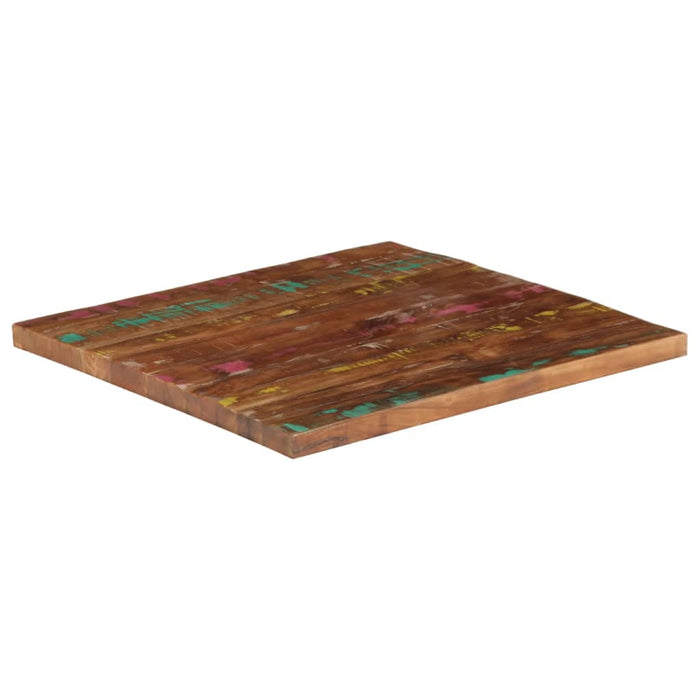 Blat de masă pătrat, 70x70x2,5 cm, lemn masiv reciclat WALTI