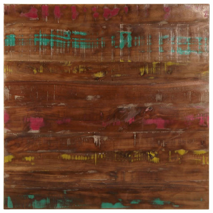 Blat de masă pătrată, 80x80x1,5 cm, lemn masiv reciclat - WALTI WALTI