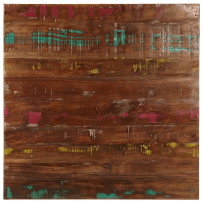 Blat de masă pătrat, 80x80x2,5 cm, lemn masiv reciclat - WALTI WALTI