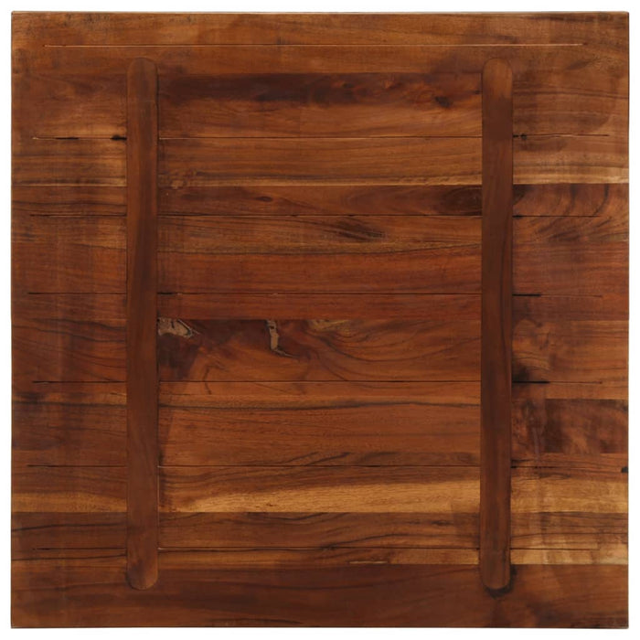 Blat de masă pătrat, 80x80x2,5 cm, lemn masiv reciclat - WALTI WALTI