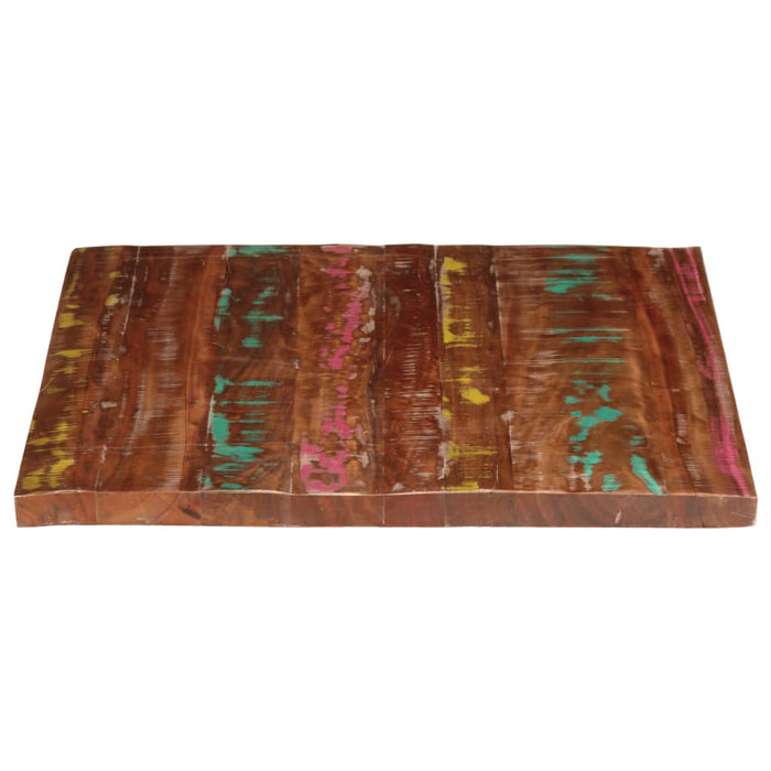 Blat de masă, 110x80x2,5cm, dreptunghiular, lemn masiv reciclat - WALTI WALTI