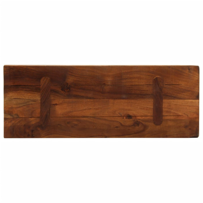Blat de masă, 90x40x3,8 cm, dreptunghiular, lemn masiv reciclat - WALTI WALTI