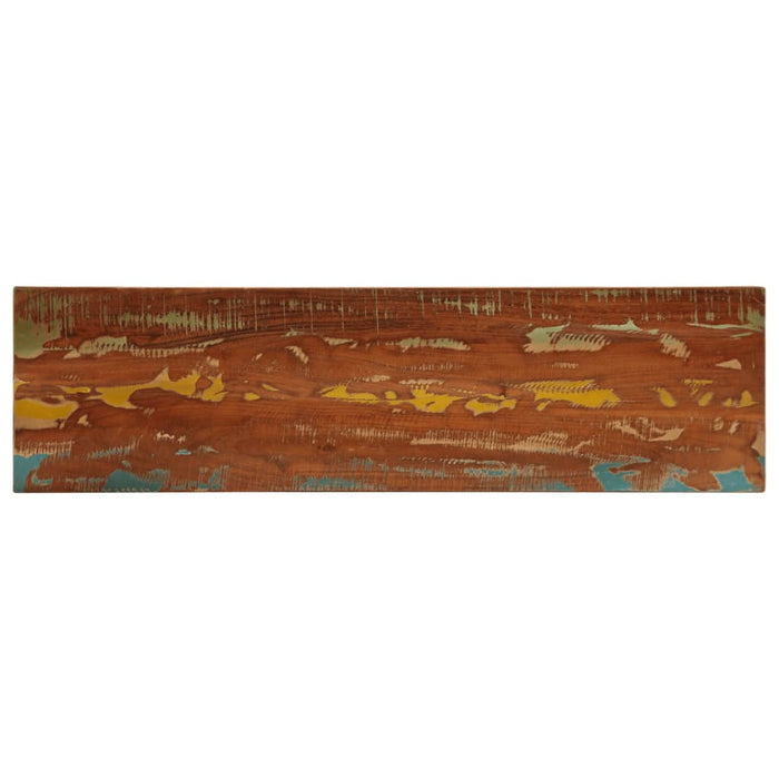 Blat de masă, 110x40x3,8cm, dreptunghiular, lemn masiv reciclat WALTI