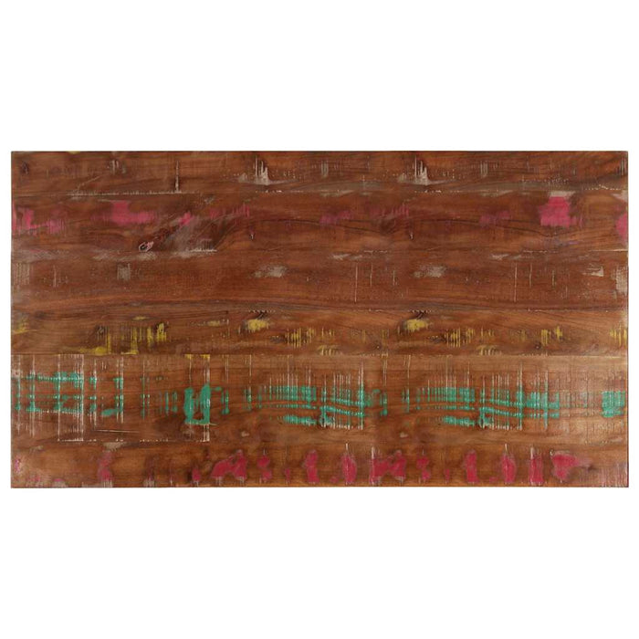 Blat de masă, 100x60x3,8m, dreptunghiular, lemn masiv reciclat - WALTI WALTI